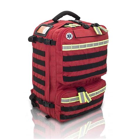 First Aid Backpack (PARAMED'S Rescue Tactical Bag Red) - The First Aid Shop