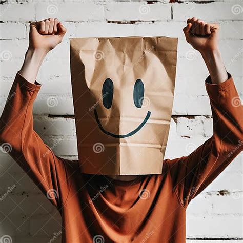 Conceptual Emotion with Paper Bag Stock Illustration - Illustration of thought, self: 310474598