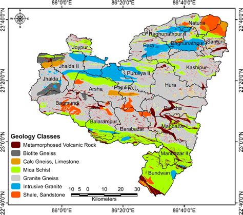 Geological pattern of Purulia District | Download Scientific Diagram