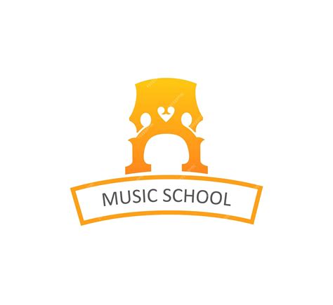 Premium Vector | Logo for music school