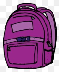 Black Backpack Clip Art - Back Pack Clip Art Black And White Png,Backpack Clipart Png - free ...