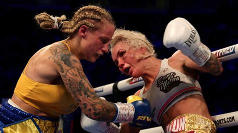 Ebanie Bridges stops Shannon O'Connell after epic brawl in all-Aussie title fight | Sporting ...