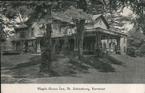 Maple Grove Inn St. Johnsbury, VT Postcard