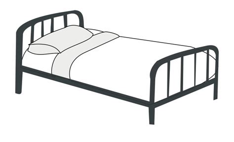 Free Bed Clipart Black And White, Download Free Bed Clipart Black And ...