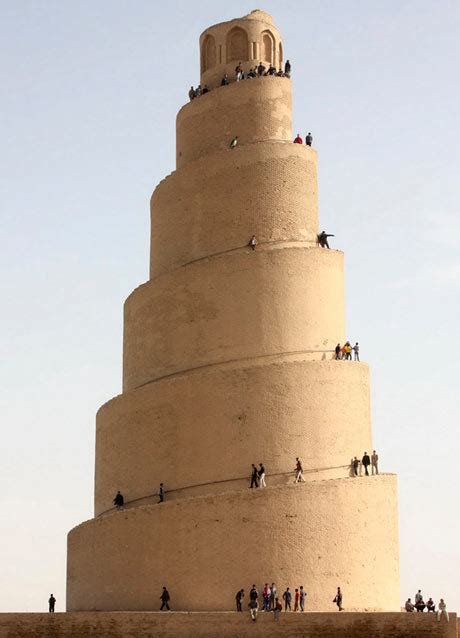 The Malwiya Minaret of the Great Mosque of Samarra (Samarra, Iraq ...