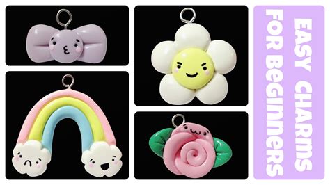 EASY Kawaii Polymer Clay Charms for Beginners Tutorial