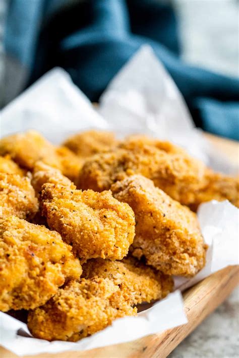 Crispy Air Fryer Popcorn Chicken Recipe | Erhardts Eat