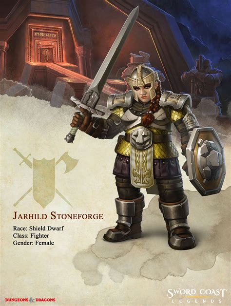 Companion Bio: Jarhild Stoneforge | Sword Coast Legends | Characters ...