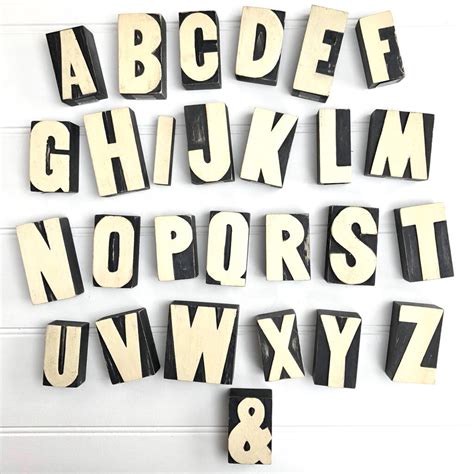 Wooden Alphabet Block Letters | Sexiz Pix