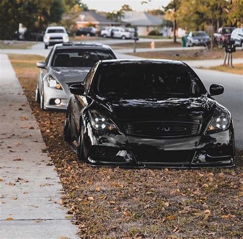 Black & White Infiniti G37 | Pretty cars, Street racing cars, Infiniti ...