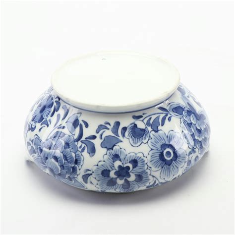 Blue and White Floral Soup Tureen with Ladle | EBTH