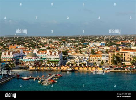 Aerial view of Oranjestad, Aruba Stock Photo - Alamy