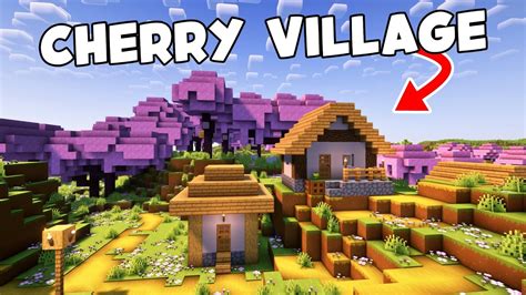 BEST Minecraft Seed - CHERRY BLOSSOM VILLAGE! [GOD SEED] - YouTube