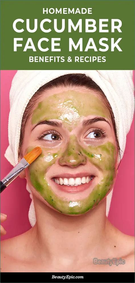 10 Best Homemade Cucumber Face Mask Recipes