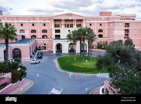 The Westin Hotel and Resort Dragonara Island of Malta Mediterranean Sea Europe Main entrance ...