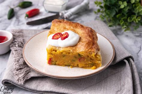 Vegetarian Samosa Pie With Puff Pastry And Veggies! - Daring Kitchen