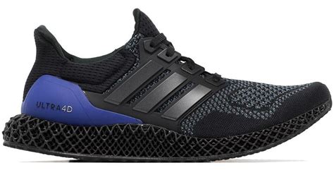 adidas Cotton Ultra 4d Mesh Sneakers in Black for Men | Lyst