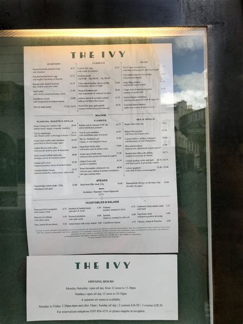 The Ivy, West Street, London • Foodie Explorers