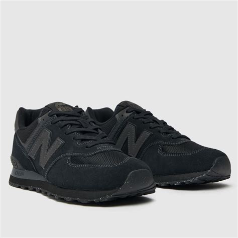 Mens Black New Balance 574 Trainers | schuh