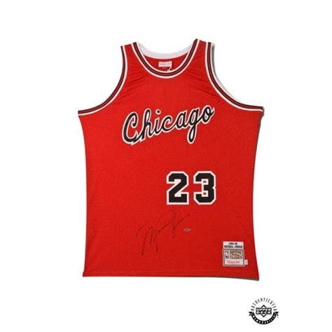 Michael Jordan Signed Jersey | Jordan Chicago Bulls Mitchell & Ness ...