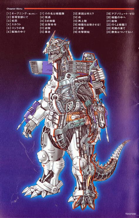 citystompers1: “Mechagodzilla schematic from Godzilla Against Mechagodzilla (2002) ” | Godzilla ...