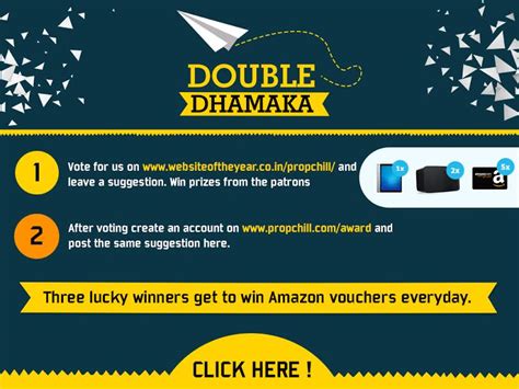 Double Dhamaka Offer Contest - Giveaway Free Sample Contest Freebie ...