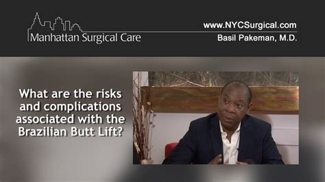 Dr. Pakeman Discusses the Risks & Complications of BBL - YouTube