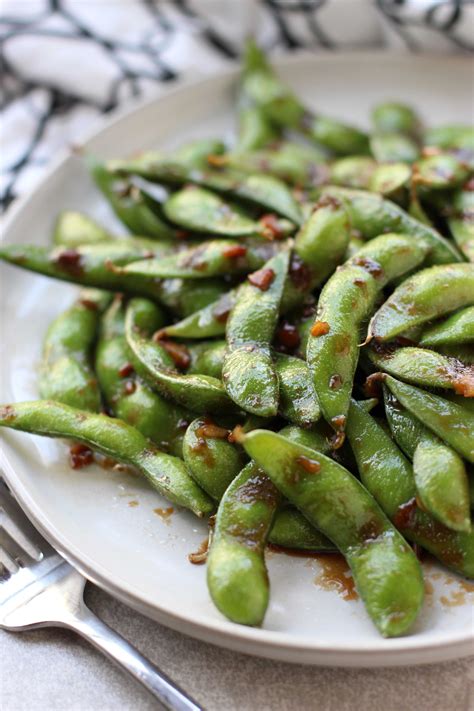 EASY Garlic Edamame Recipe (10 minutes only!) - Joyous Apron | Recipe | Edamame recipes, Yummy ...