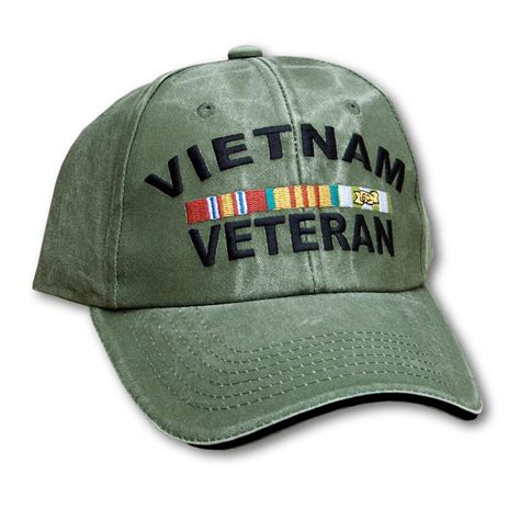 Vintage OD Vietnam Veteran Cap