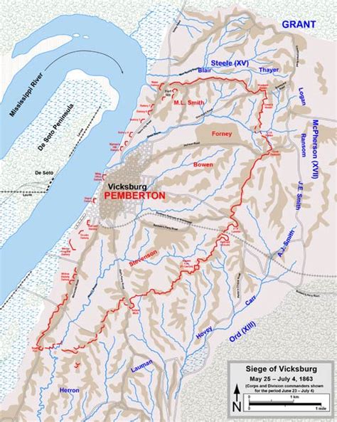 Siege of Vicksburg (May 18-July 4, 1863) Summary & Facts