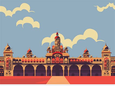 Mysore Palace by darshan on Dribbble