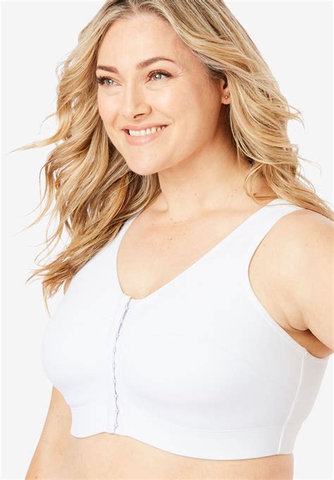 Wireless High-Impact Active Posture Bra by Comfort Choice® | Plus Size Wireless Bras | Full Beauty