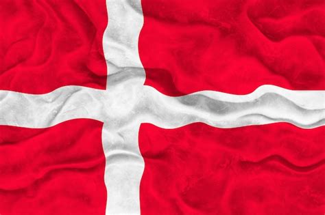 Premium Photo | National flag of denmark background with flag of denmark