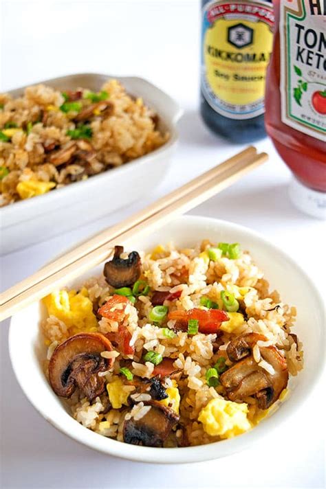 Authentic Japanese-American Breakfast Fried Rice - Baking Mischief