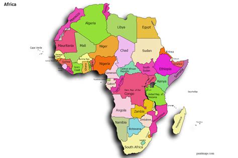 Interactive Map Of Africa - United States Map