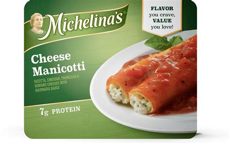 Cheese Manicotti - Michelina's Frozen Entrees