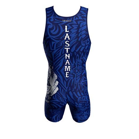 Custom USA Dye Sublimated Wrestling Singlet | Sublimation Kings