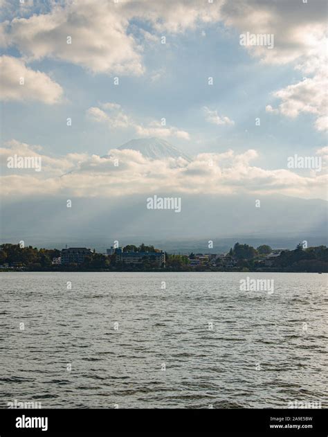 Mount Fuji from Kawaguchi Lake, Japan Stock Photo - Alamy