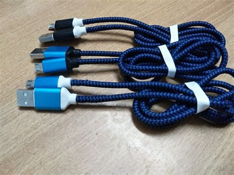 Micro USB TO USB Electric Nylon Braided Cable, For Mobile Phone at Rs 20/piece in New Delhi