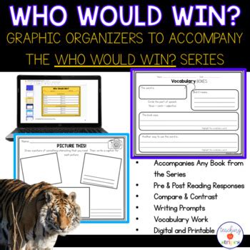 Who Would Win? Graphic Organizers to Accompany the Who Would Win? book series