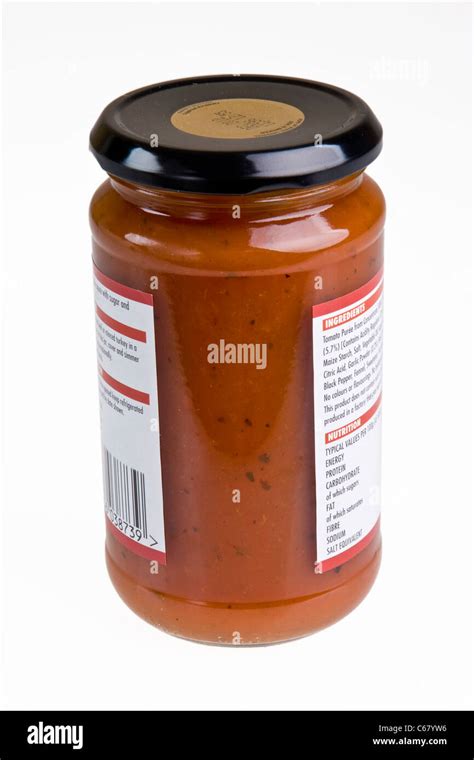 Jar of pasta sauce Stock Photo - Alamy