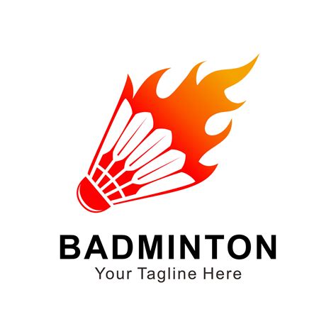 badminton Shuttlecock logo 11516075 Vector Art at Vecteezy