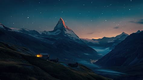 Switzerland Wallpaper (Night sky, High-resolution) #5713 - Page 0