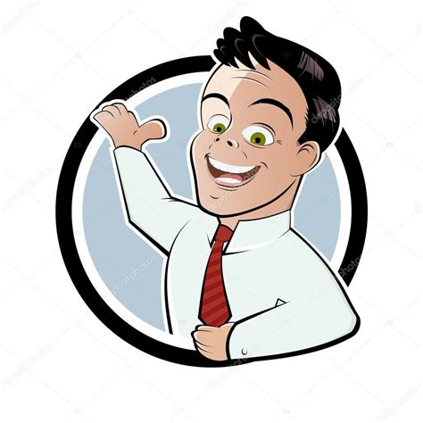 Funny cartoon manager — Stock Vector © shockfactor.de #11933861