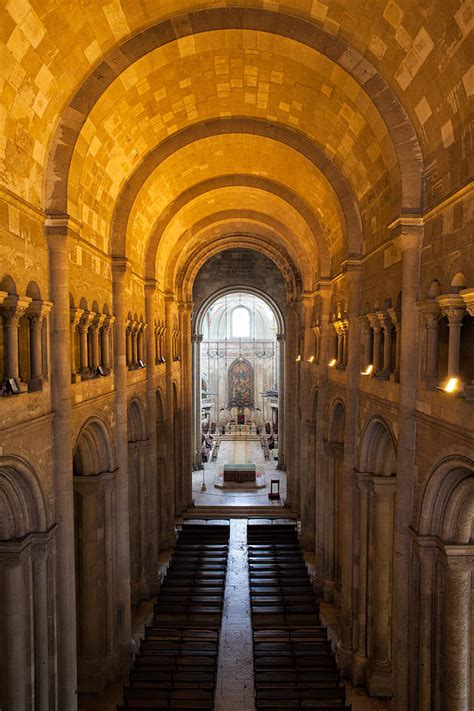 Lisbon Cathedral Interior in Portugal Photograph by Artur Bogacki | Fine Art America