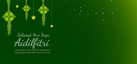 Selamat Hari Raya Aidilfitri Vector Colorful Background, Wallpaper, Illustration Background ...