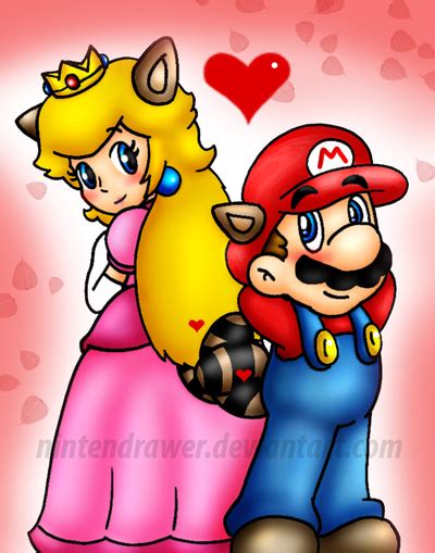 mario and peach by *Nintendrawer on deviantART | Mario and luigi, Mario ...