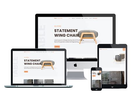 ET Furniture – Free Responsive Furniture Website Templates