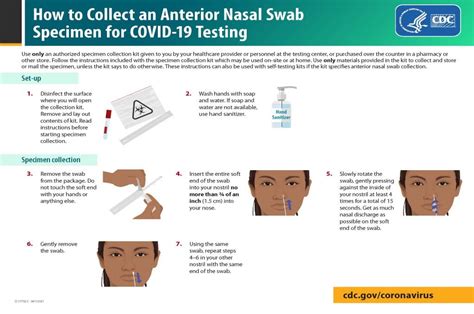 Nasal Swab Collection Procedure