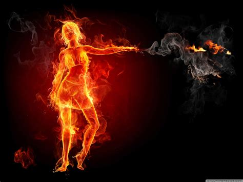 Girl On Fire Wallpapers - Wallpaper Cave